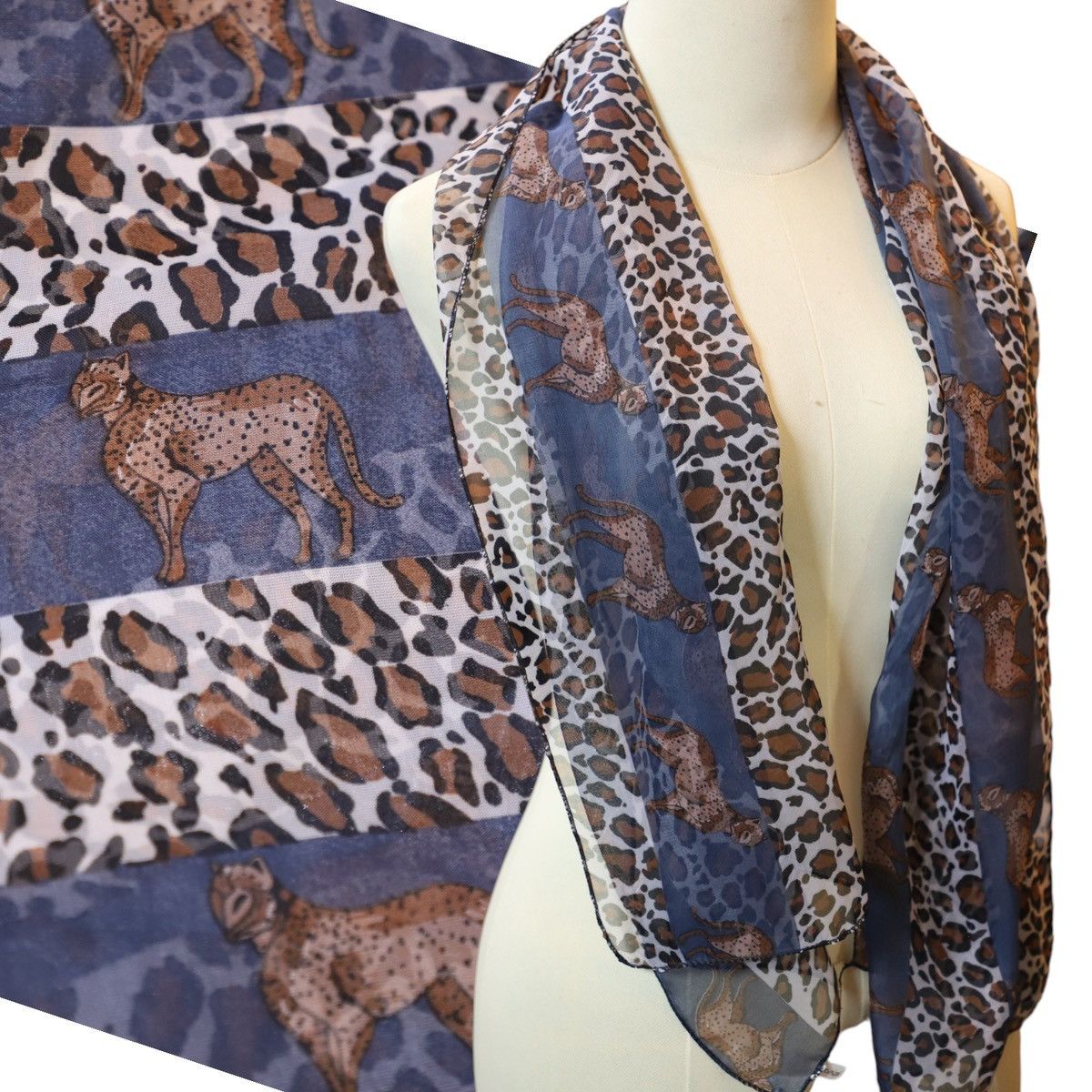 Japanese Brand × Vintage Scarf Japanese Vintage Scarves Size ONE SIZE - 1 Thumbnail