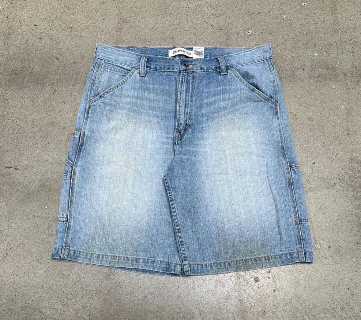 Levi's Vintage Clothing Vintage 90s Levis Carpenter Red Tab Cut Off Denim Shorts Size US 36 / EU 52 - 2 Thumbnail