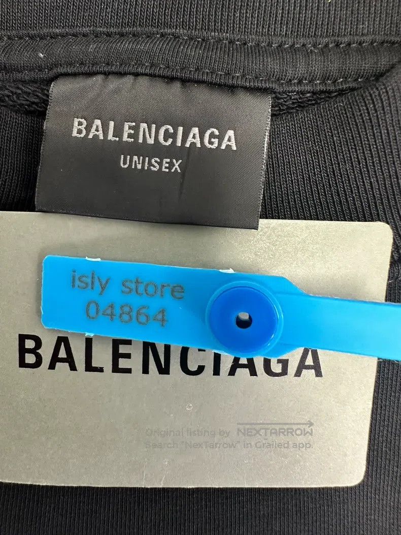 Balenciaga Balenciaga Letter Printed Casual Hooded Long Sleeve Sweats Size US M / EU 48-50 / 2 - 4 Thumbnail