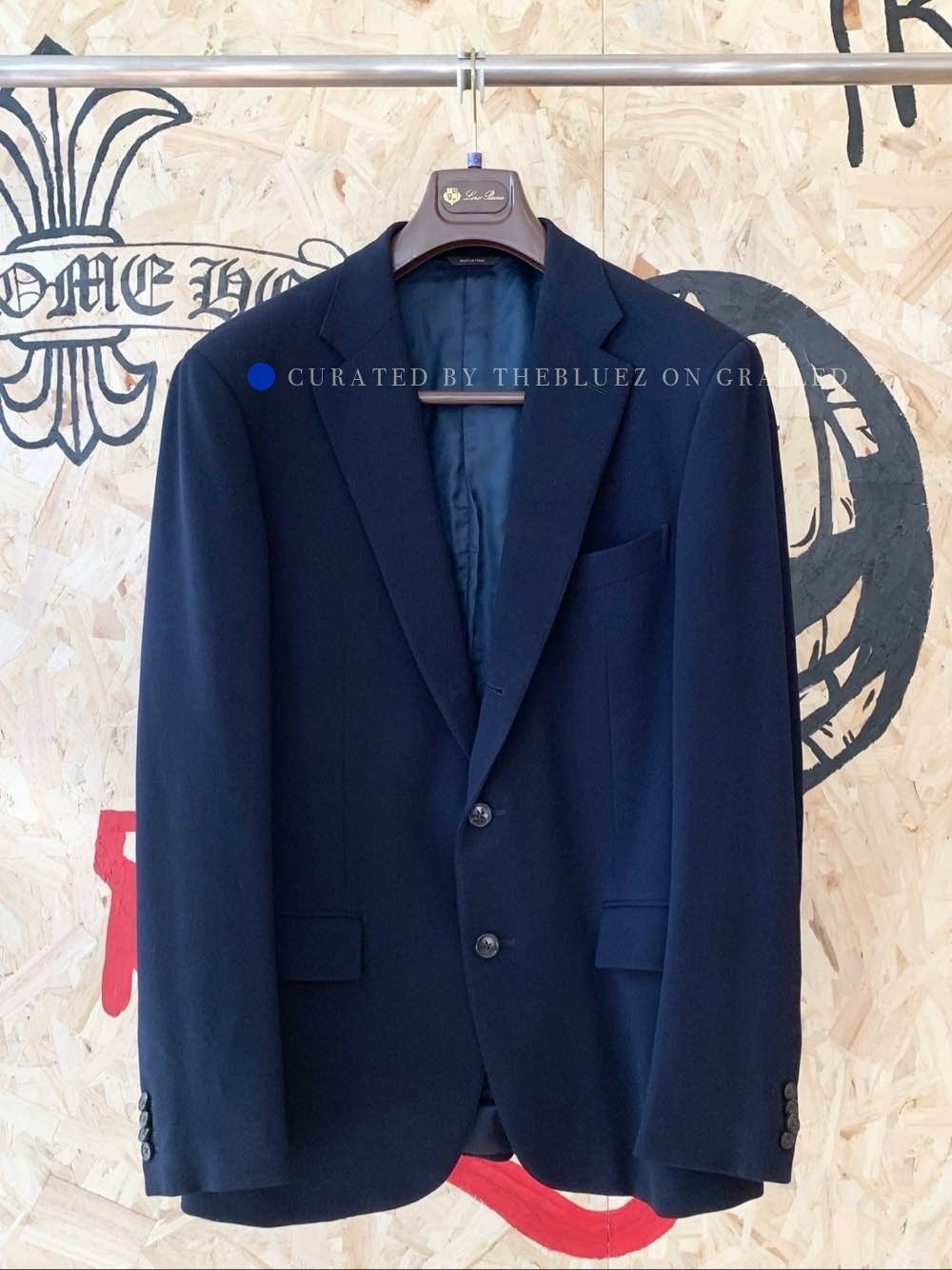 Loro Piana Classic Black Two-Button Blazer Size US M / EU 48-50 / 2 - 1 Thumbnail