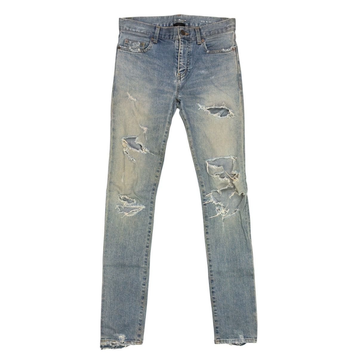 Saint Laurent Paris SAINT LAURENT PARIS FW15 CRASH D02 DENIM Size US 29 - 2 Thumbnail