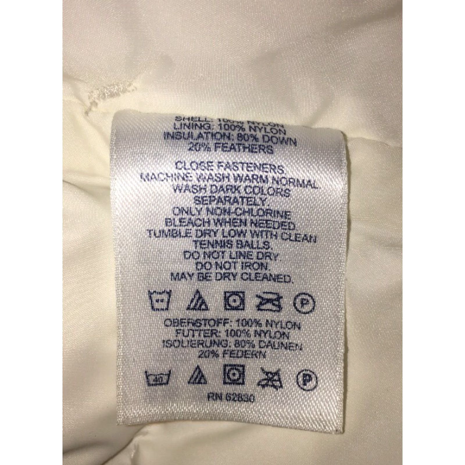 Lands' End Lands' End Vest Womens White Down Snap Button Front Puffer Sz S Size S / US 4 / IT 40 - 7 Thumbnail