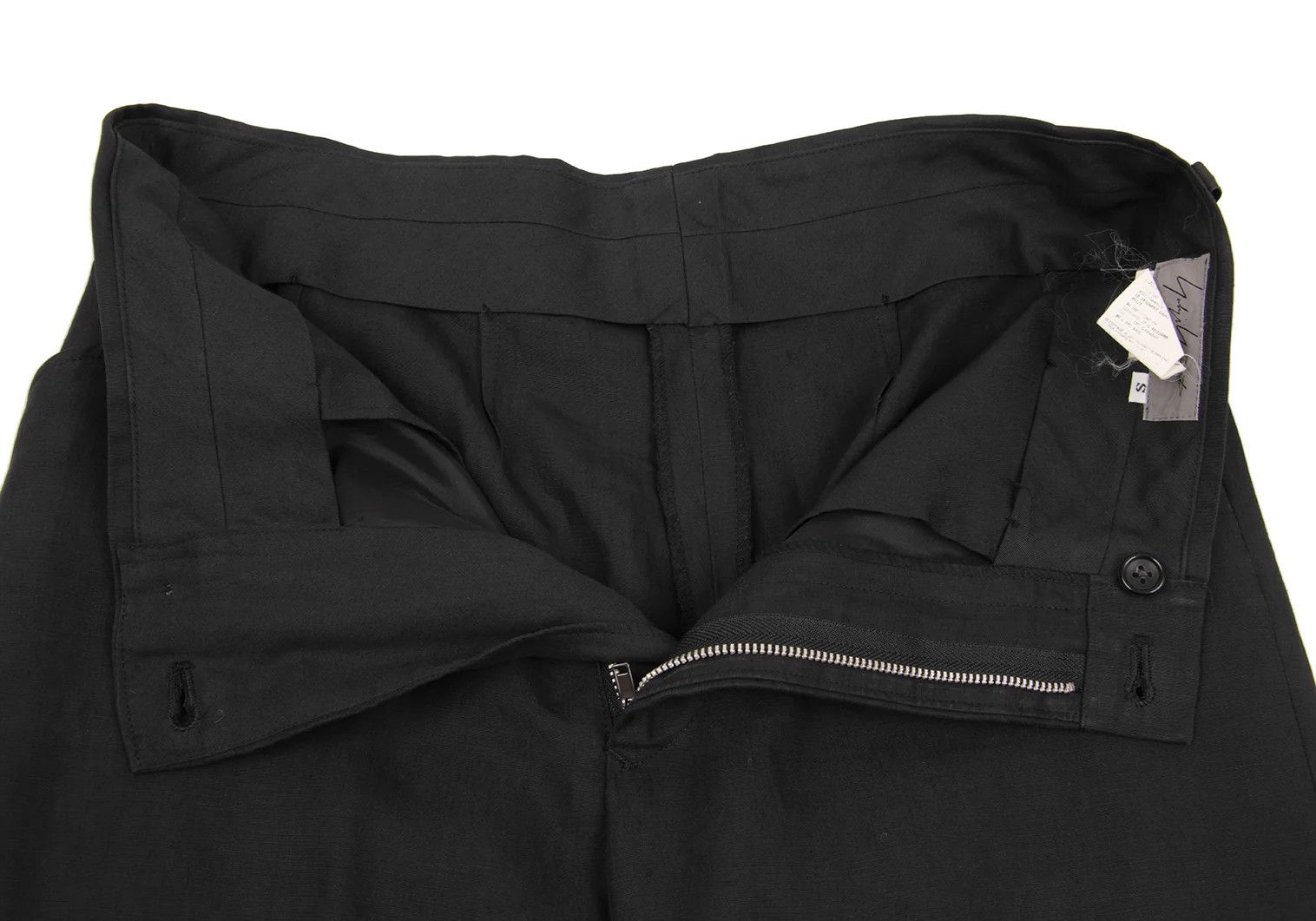 Yohji Yamamoto Yohji Yamamoto Linen Tapered Pants Black S Size US 30 / EU 46 - 5 Thumbnail