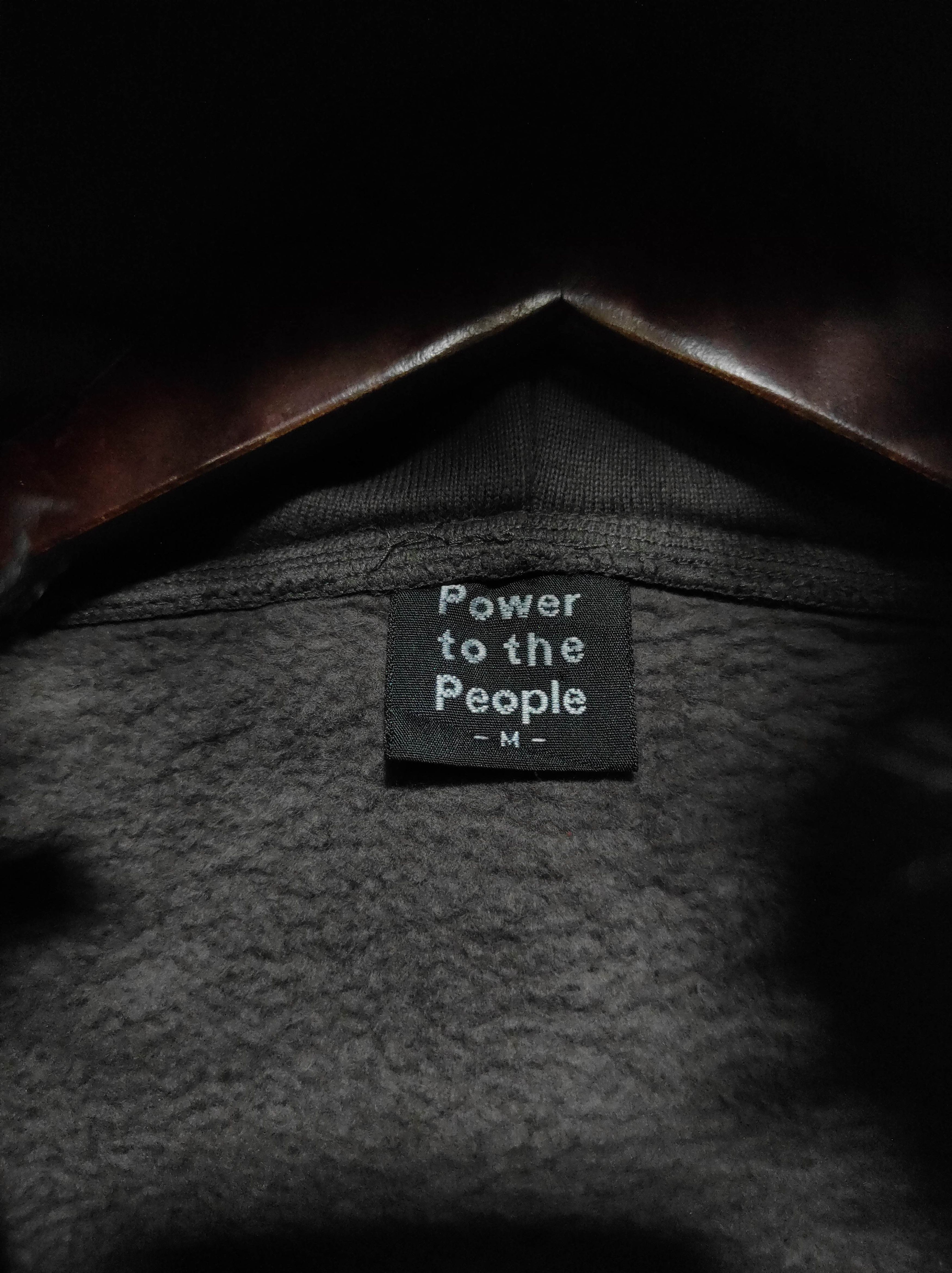 Hysteric Glamour Power to the People Zip Fur Hoodie Heavy i6w9 LGB style Size US M / EU 48-50 / 2 - 12 Thumbnail