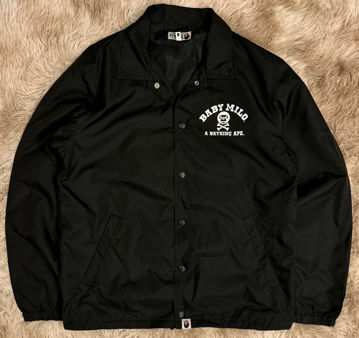 Bape 💥RARE💥 BAPE BABY MILO PIRATE BUTTON UP COACH JACKET Size US M / EU 48-50 / 2 - 2 Thumbnail