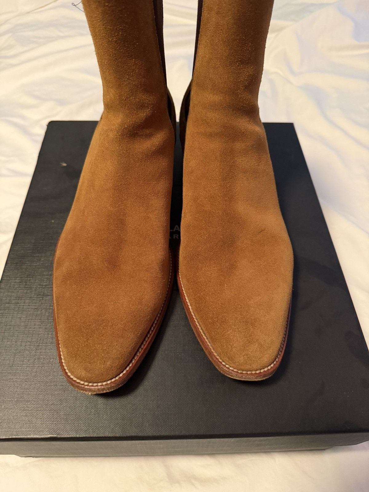 Saint Laurent Paris FW13 Ochre Chelsea Boot Size US 9.5 / EU 42-43 - 6 Thumbnail