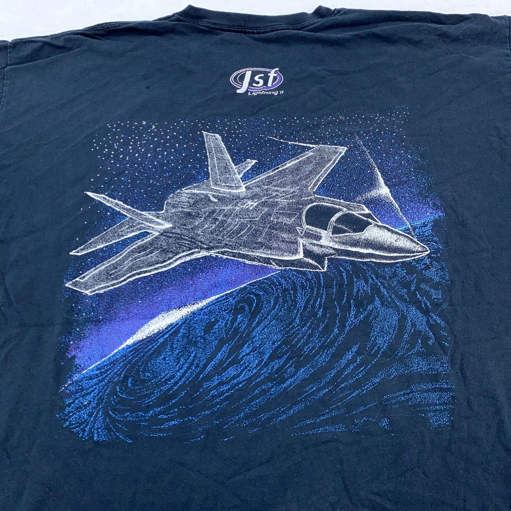 Gildan VINTAGE F-35 Lightning II Joint Strike Fighter Shirt Mens 2XL Military Jet Tee Size US XXL / EU 58 / 5 - 2 Thumbnail