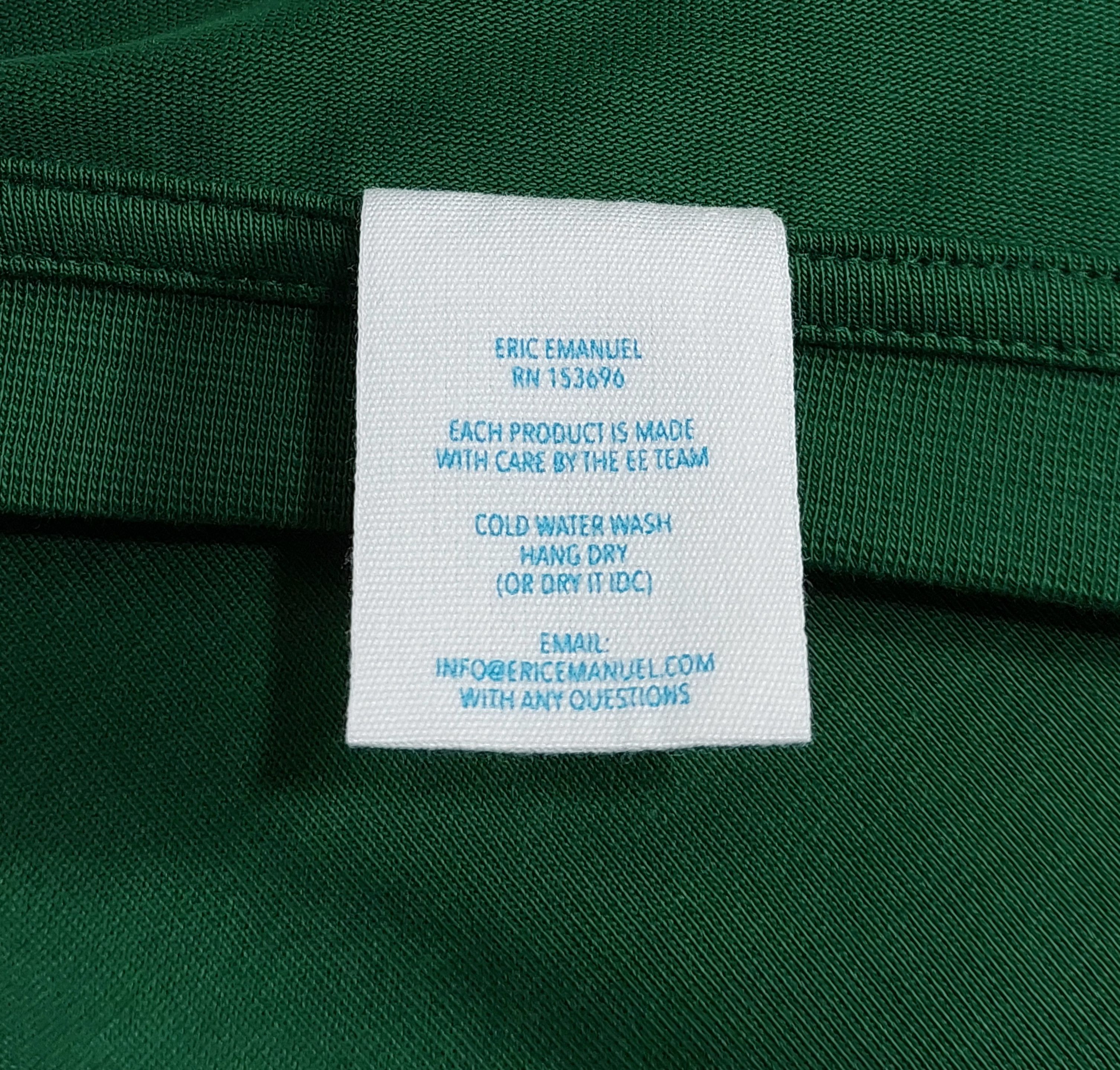 Eric Emanuel EE classic LS tshirt - green XXL Size US XXL / EU 58 / 5 - 4 Thumbnail