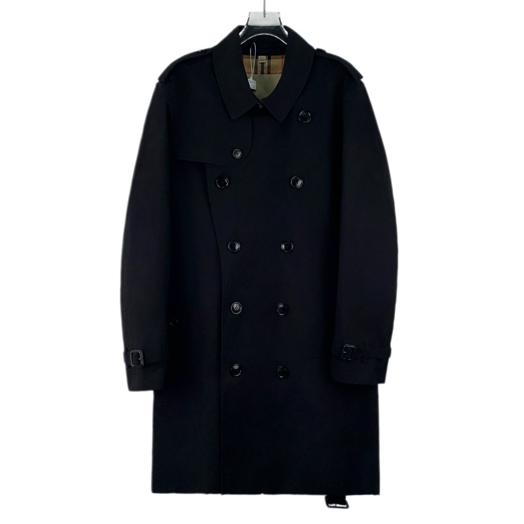 Burberry Burberry Belted Trench Coat Black (50) Size US M / EU 48-50 / 2 - 1 Thumbnail