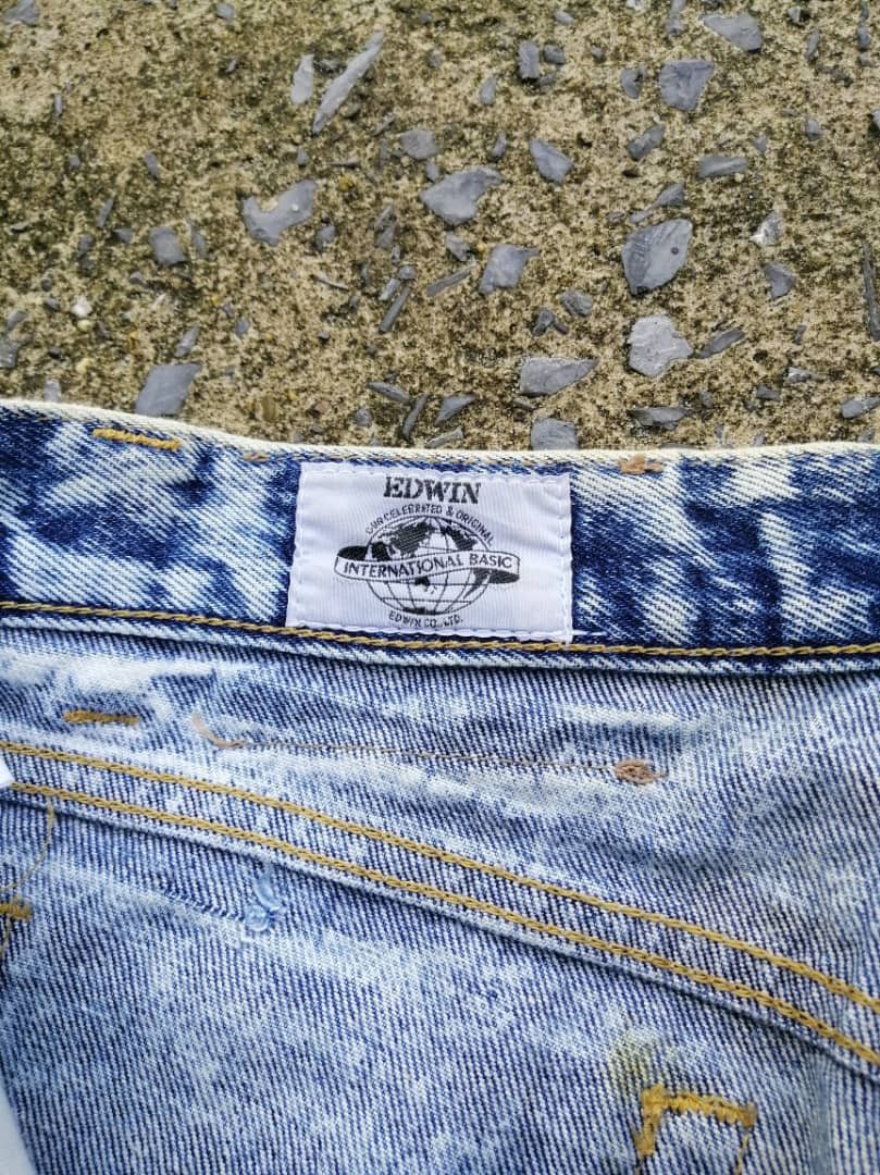Edwin × Vintage Vintage Edwin YT1431 Acid Washed Denim Jeans Size US 26 / EU 42 - 8 Thumbnail