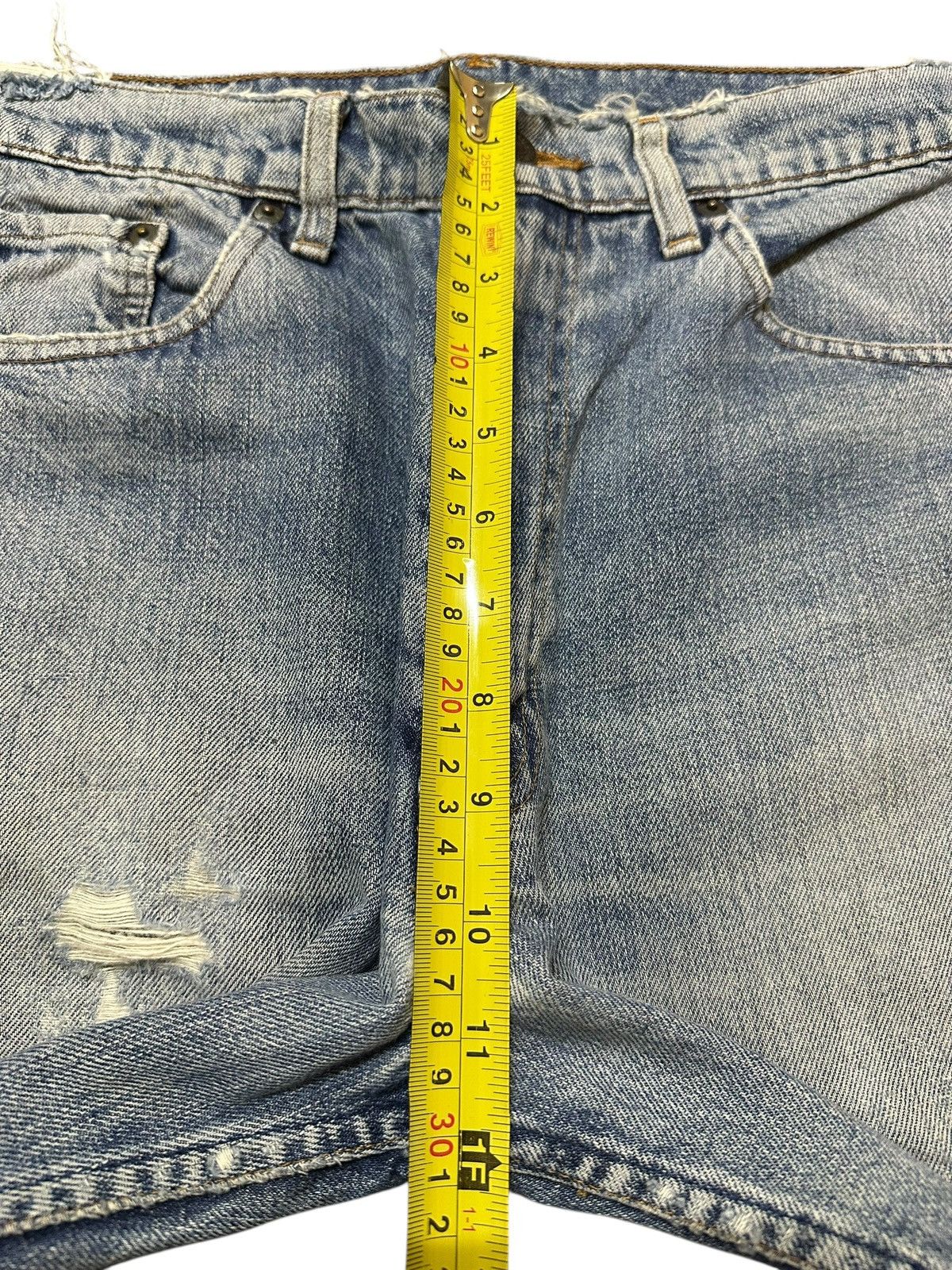 Levi's Vintage 80s Levis 517 Faded Wash Distressed Wide Leg Jeans Size US 32 / EU 48 - 15 Thumbnail
