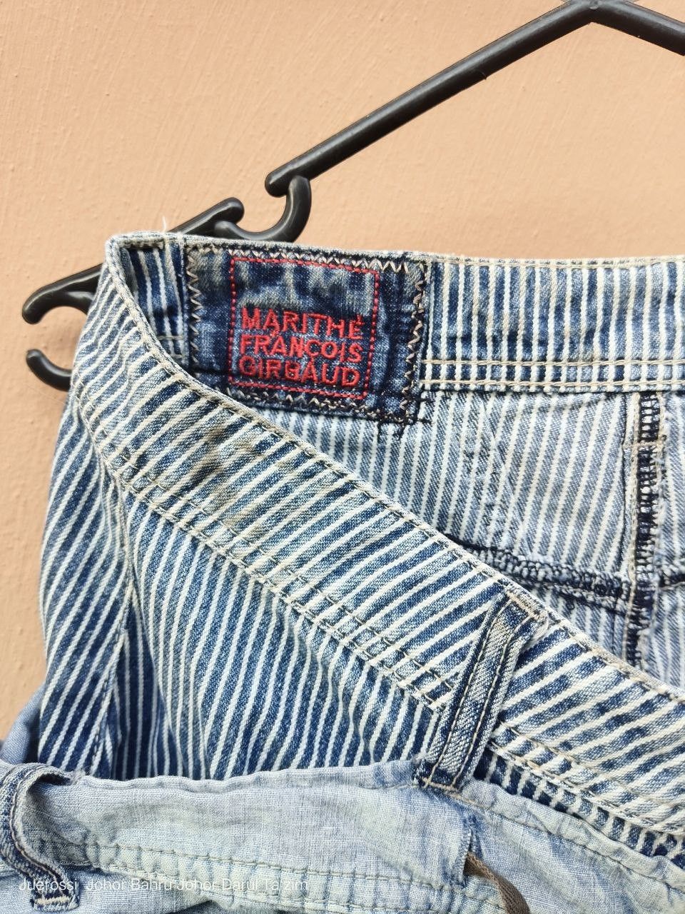 Kapital Marithe + Francois Girbaud Double Waist Denim Jeans Ripped Size US 28 / EU 44 - 4 Thumbnail