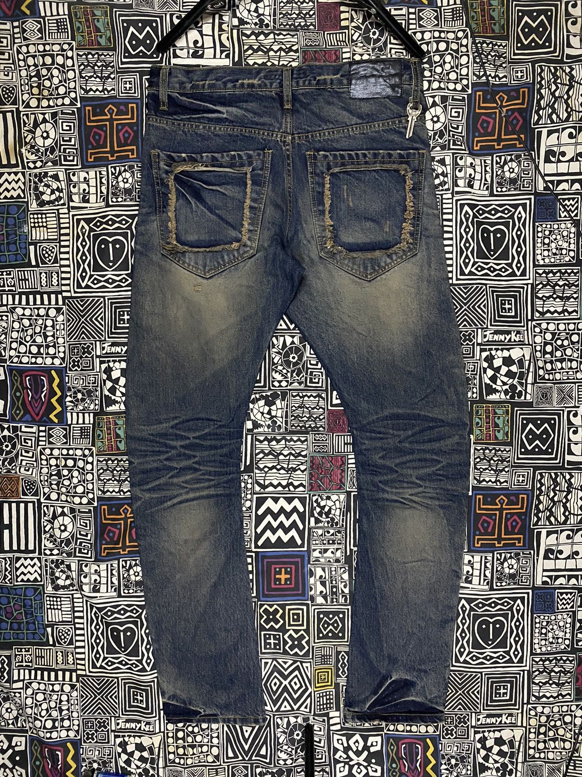 14th Addiction × If Six Was Nine × Japanese Brand Mad Punk Disteressed Key Style undercover Pants Size US 33 - 2 Thumbnail