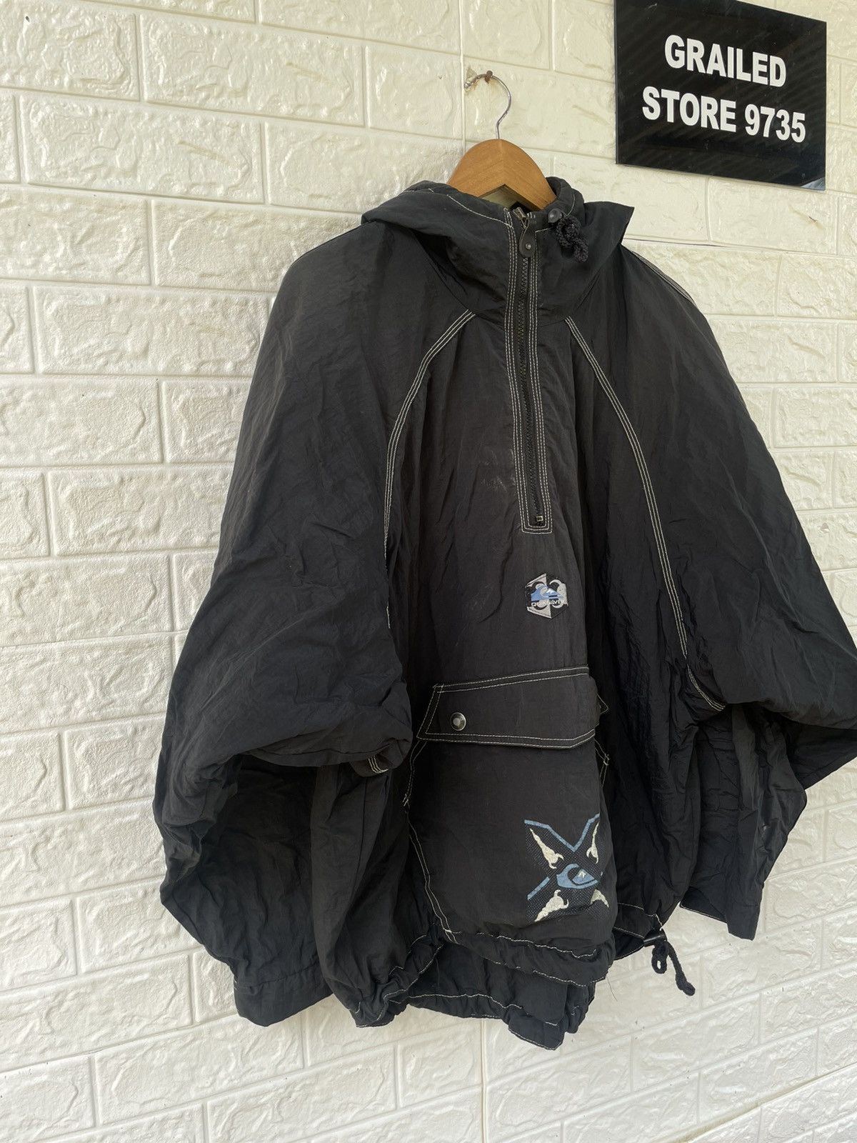 Japanese Brand × Quiksilver × Vintage Vintage QuikSilver Winbreaker Parka Anorak Jacket Size US M / EU 48-50 / 2 - 3 Thumbnail