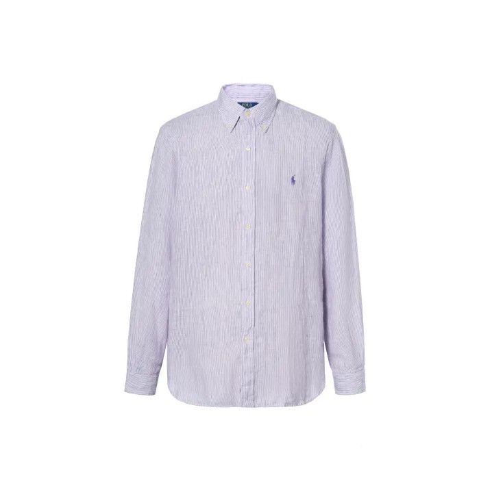 Polo Ralph Lauren Polo Ralph Lauren Purple Striped Long-Sleeve Shirt Size US L / EU 52-54 / 3 - 1 Thumbnail