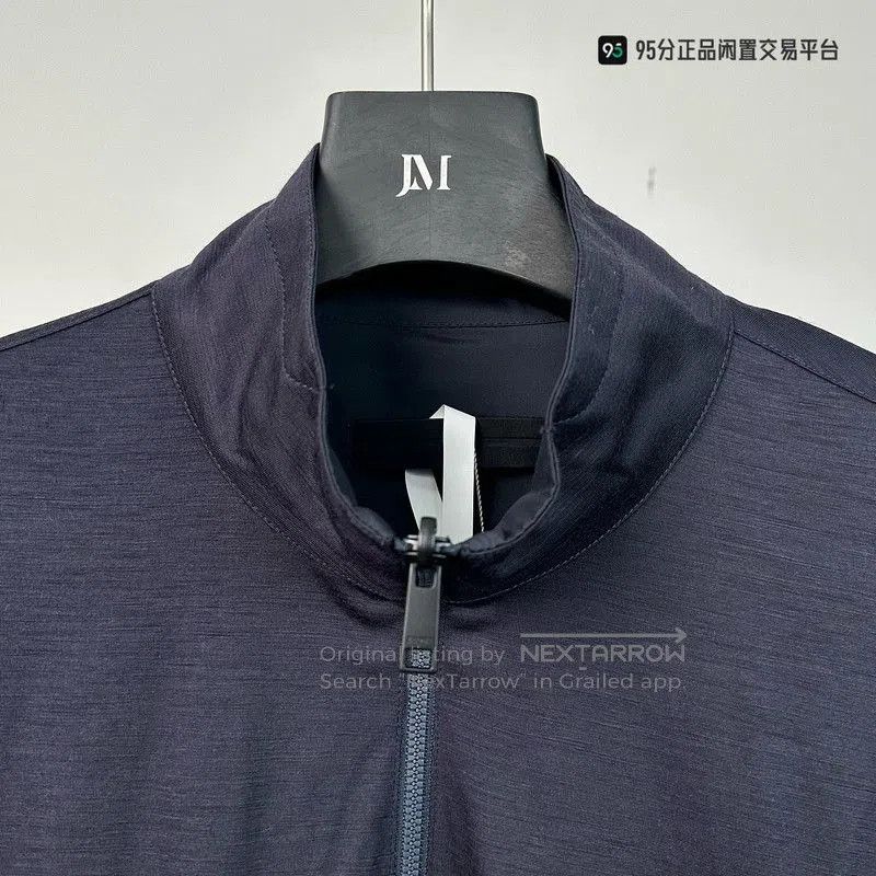Ermenegildo Zegna Zegna SS23 Men's Solid Stand Collar Reversible Jacket. Size US M / EU 48-50 / 2 - 2 Thumbnail