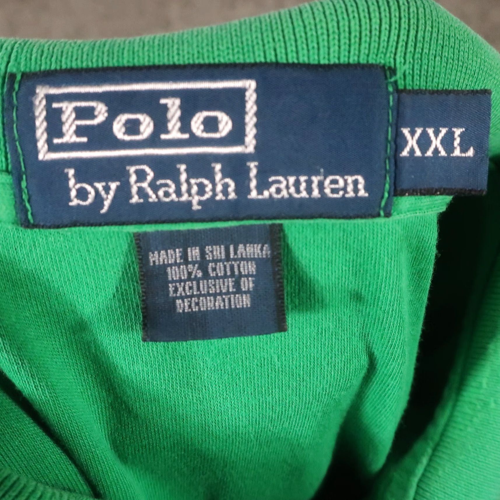Polo Ralph Lauren Polo Ralph Lauren Polo Shirt Mens 2XL Green Striped Knit Short Sleeve Collared Button Polo Shirt Logo Casual Size US XXL / EU 58 / 5 - 4 Thumbnail