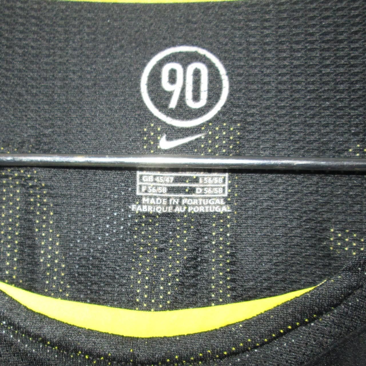 Nike Borussia Dortmund Germany 2004 2005 Away Jersey bvb trikot Size US XL / EU 56 / 4 - 4 Thumbnail