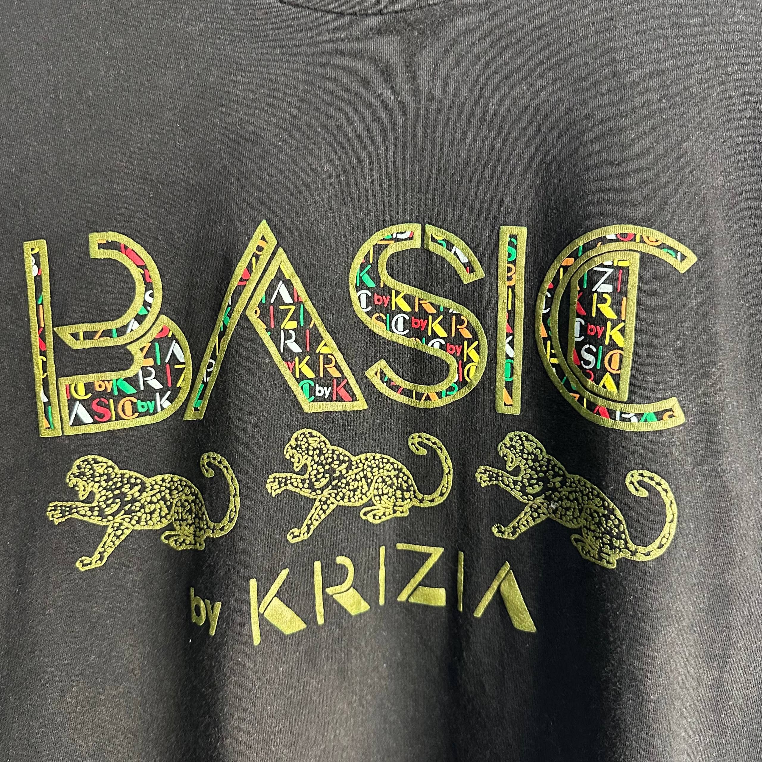 Vintage Vintage 90s BASIC By KRIZIA Panther Big Logo Leopard Tee Size US L / EU 52-54 / 3 - 4 Thumbnail