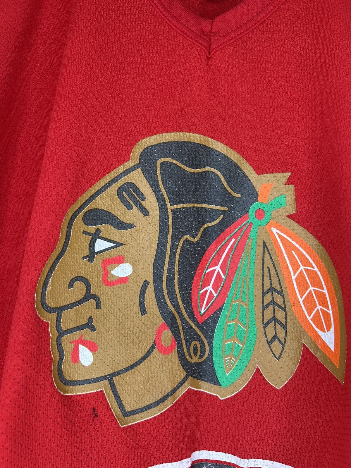 Ccm Vintage 90s CCM Chicago Blackhawks Jersey Size US XL / EU 56 / 4 - 4 Thumbnail