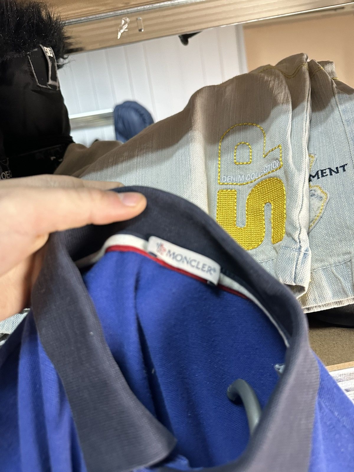 Moncler Polo Moncler Blue 12/152 Size US XXS / EU 40 - 5 Thumbnail