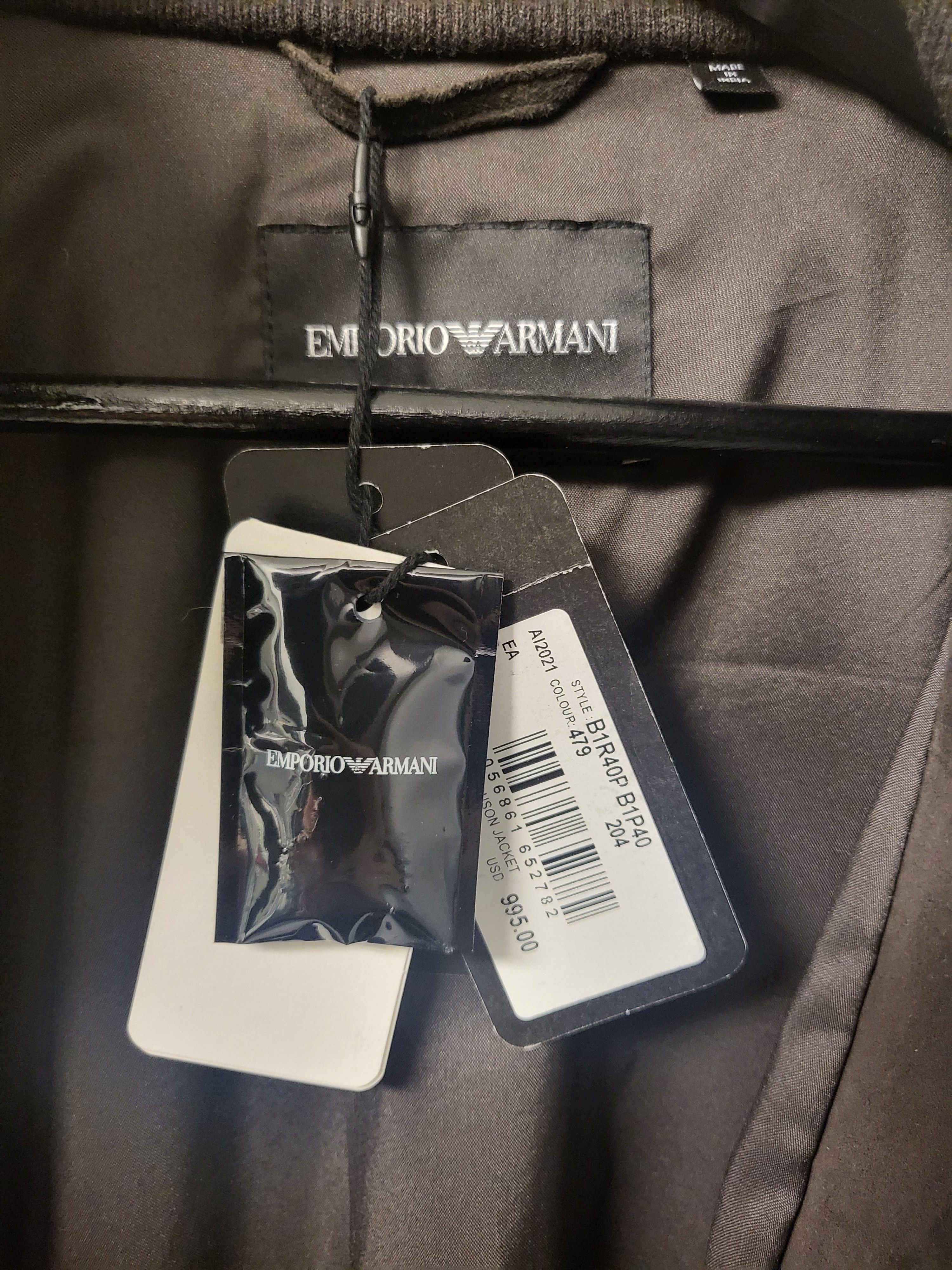 Emporio Armani Emporio Armani suede blouson jacket IT50 US40 Brown Size US M / EU 48-50 / 2 - 10 Thumbnail