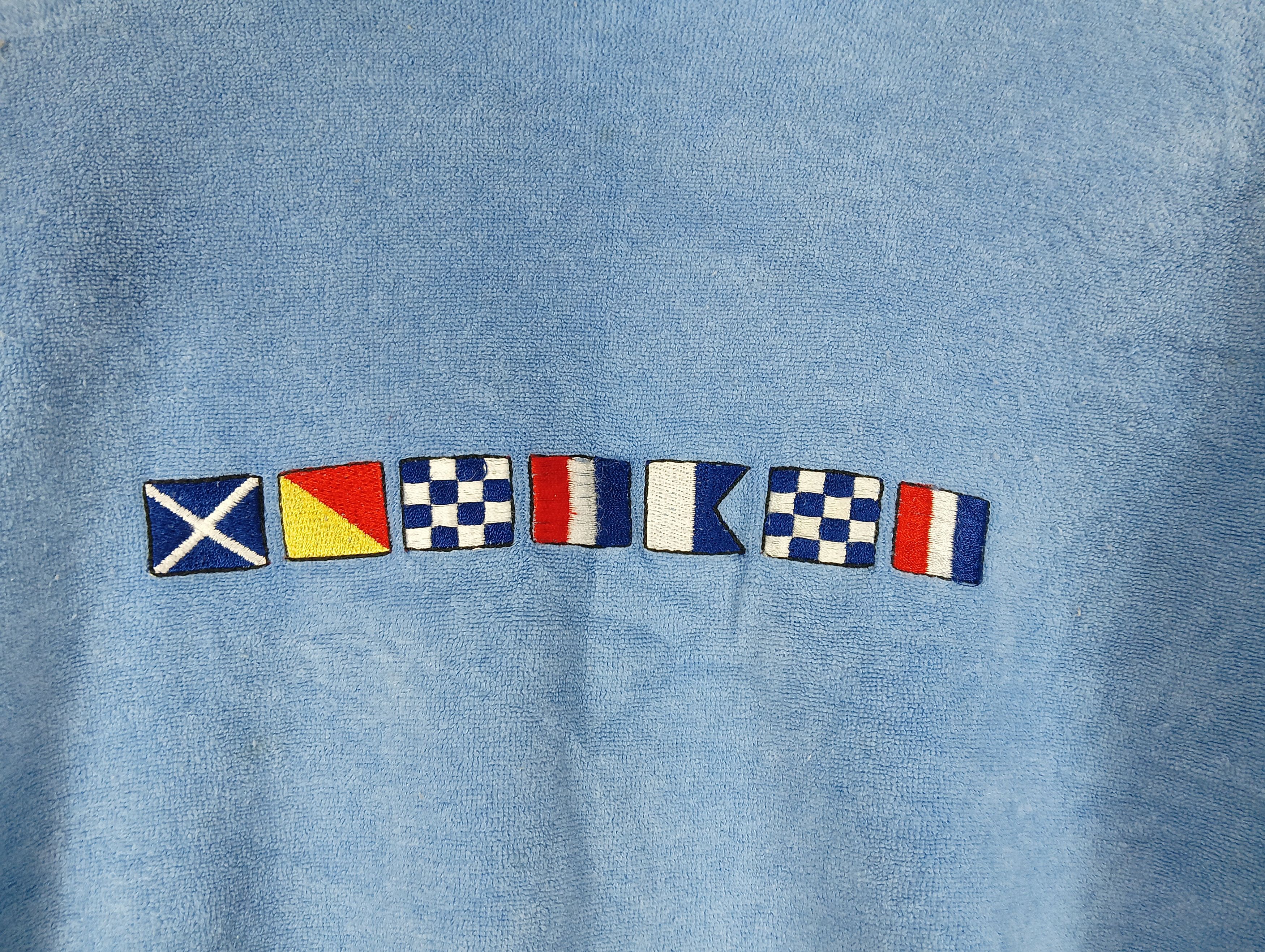 Vintage vintage nautica 80s flag sweatshirt tee Size US M / EU 48-50 / 2 - 3 Thumbnail