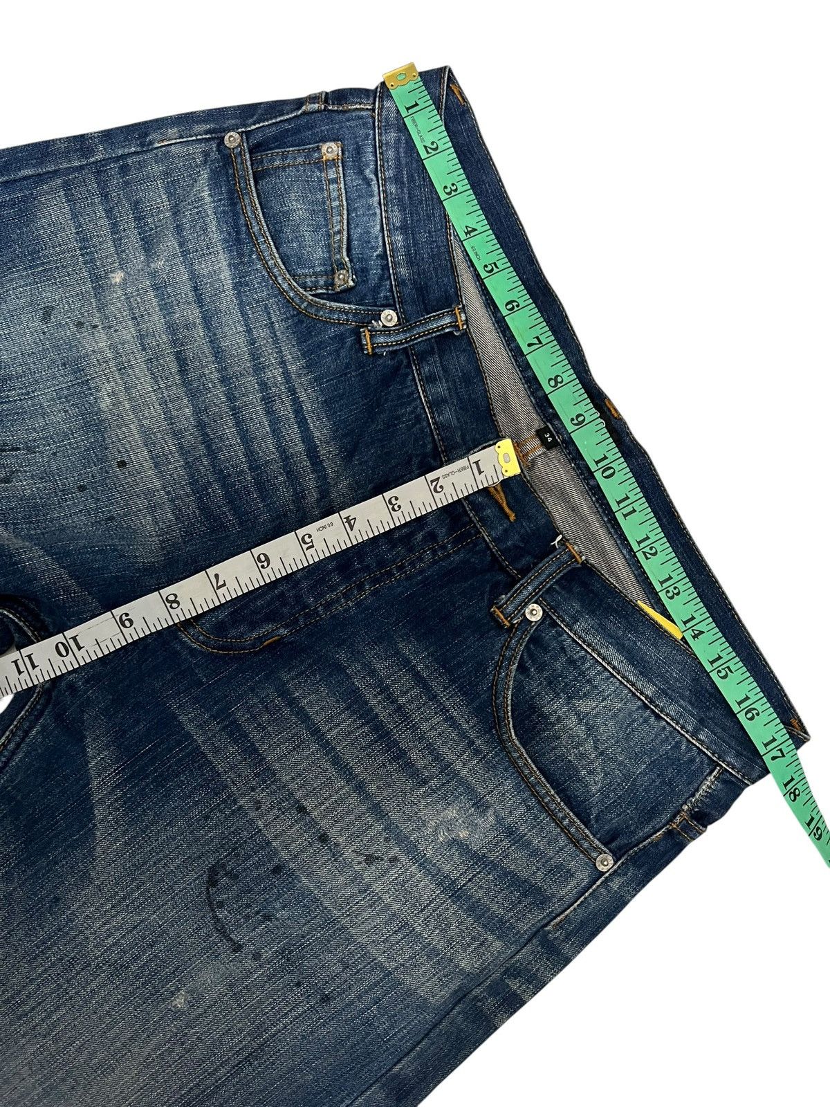 A.P.C. Vintage A.P.C Clawmark Selvedge Distressed Denim Jean Size US 34 / EU 50 - 19 Thumbnail