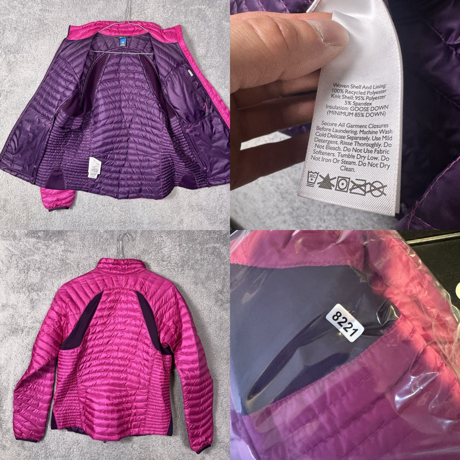 Eddie Bauer Eddie Bauer First Ascent Downlight Jacket Womens M Quilted Puffer Packable Pink Size M / US 6-8 / IT 42-44 - 8 Thumbnail