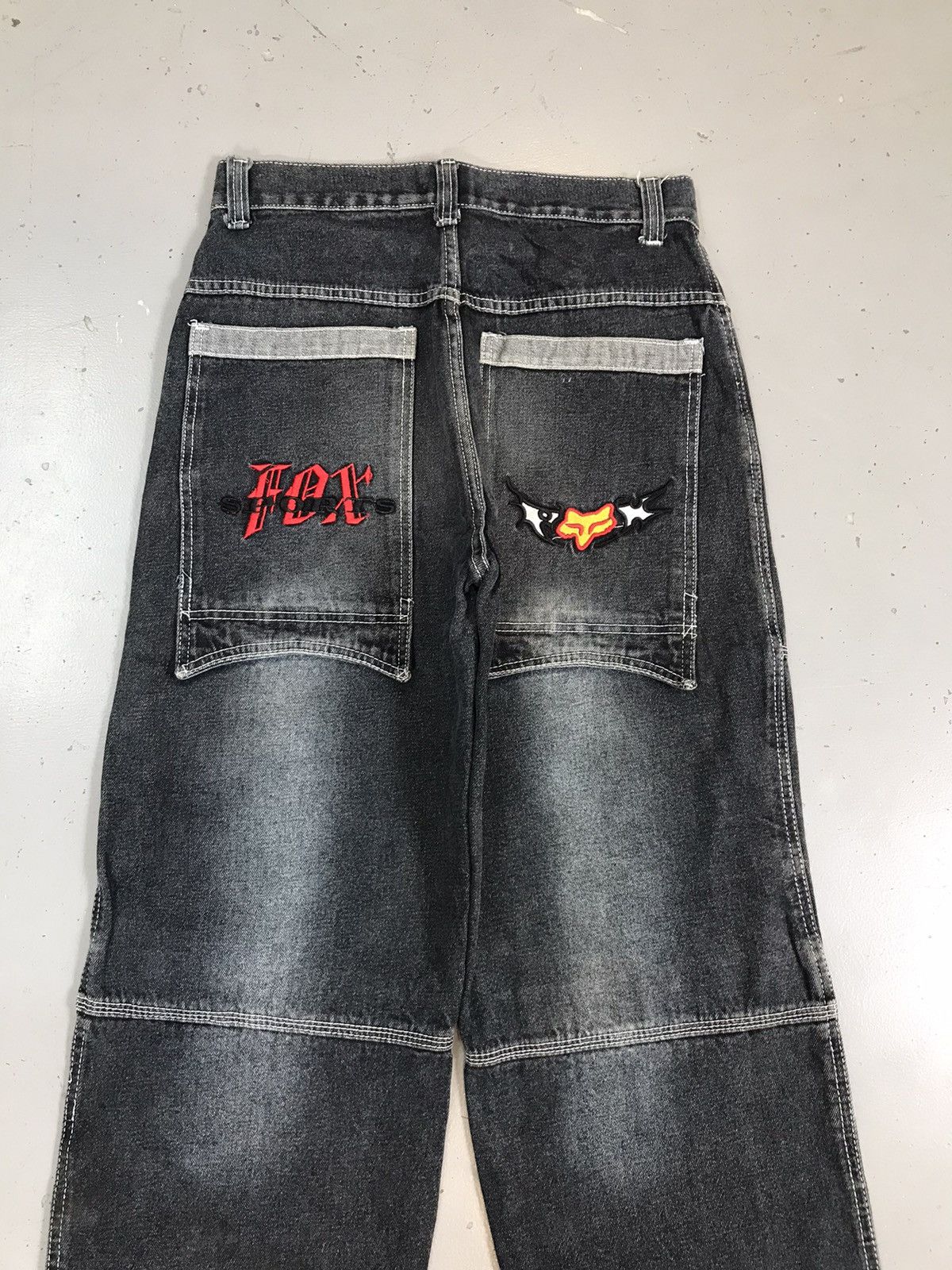 Fox Racing × Vintage Vintage fox racing logo embroidered denim Size US 32 / EU 48 - 10 Thumbnail