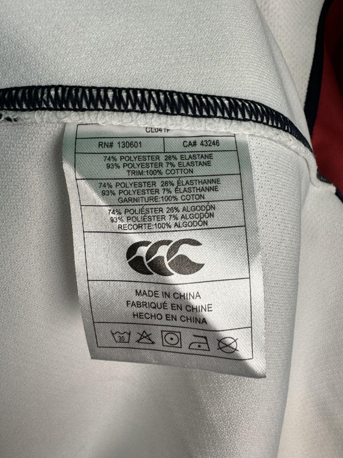 Canterbury of New Zealand Authentic Team USA Rugby Jersey 2013-2014 rare jersey Size US L / EU 52-54 / 3 - 4 Thumbnail
