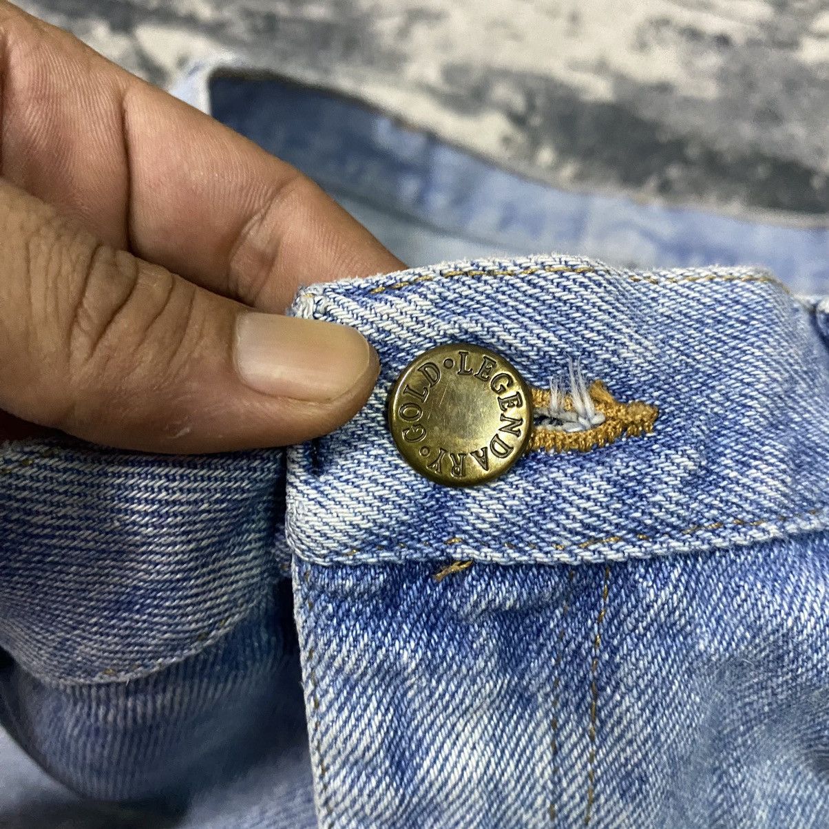 JNCO × Jean × Vintage Vintage Legendary Gold Lifht Washed Loose Baggy Denim Jeans Size US 36 / EU 52 - 5 Thumbnail