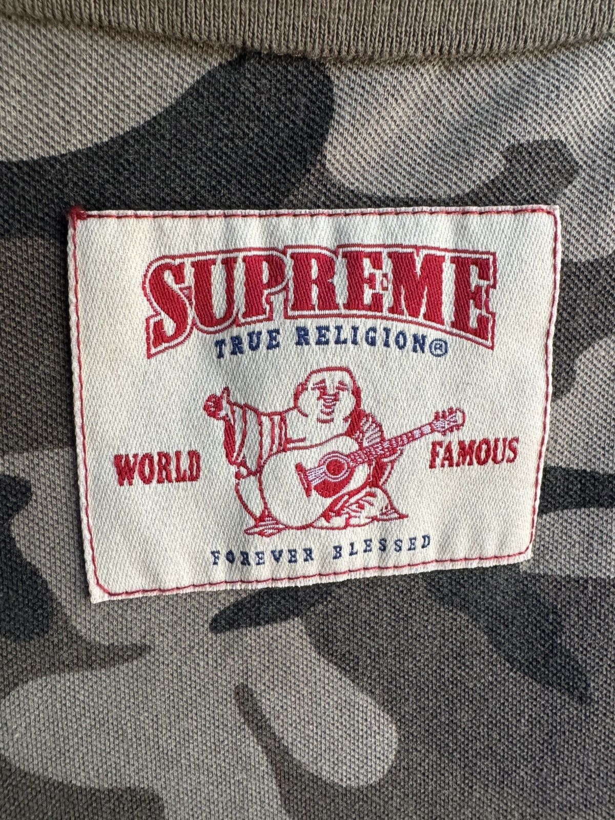 Supreme × True Religion Supreme True Religion Applique Polo Olive Camo Size US M / EU 48-50 / 2 - 9 Thumbnail