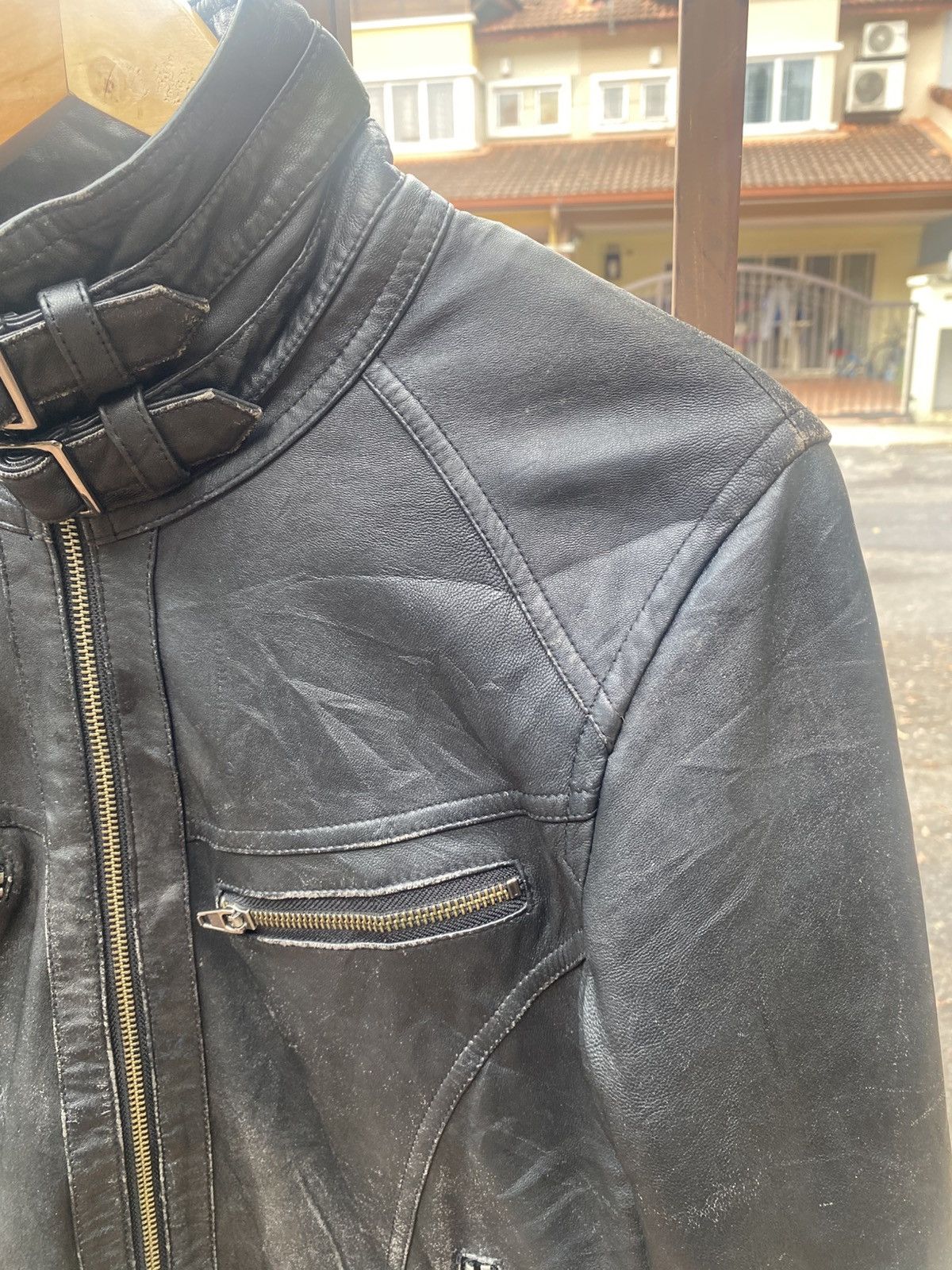 Genuine Leather Vintage 🔥Jack Rose Leather Riding Jacket Design Size US L / EU 52-54 / 3 - 4 Thumbnail