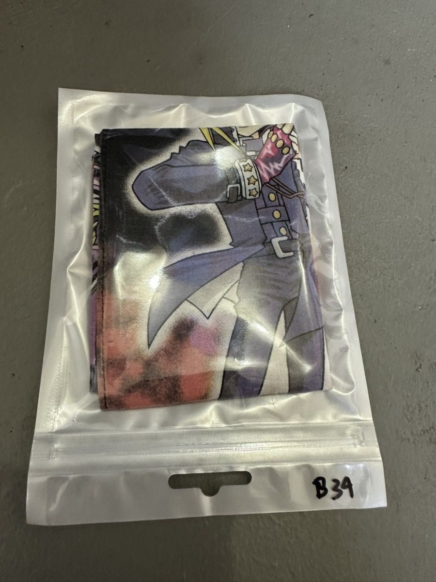Vintage Yu Gi Oh Anime Handkerchief Size ONE SIZE - 5 Thumbnail