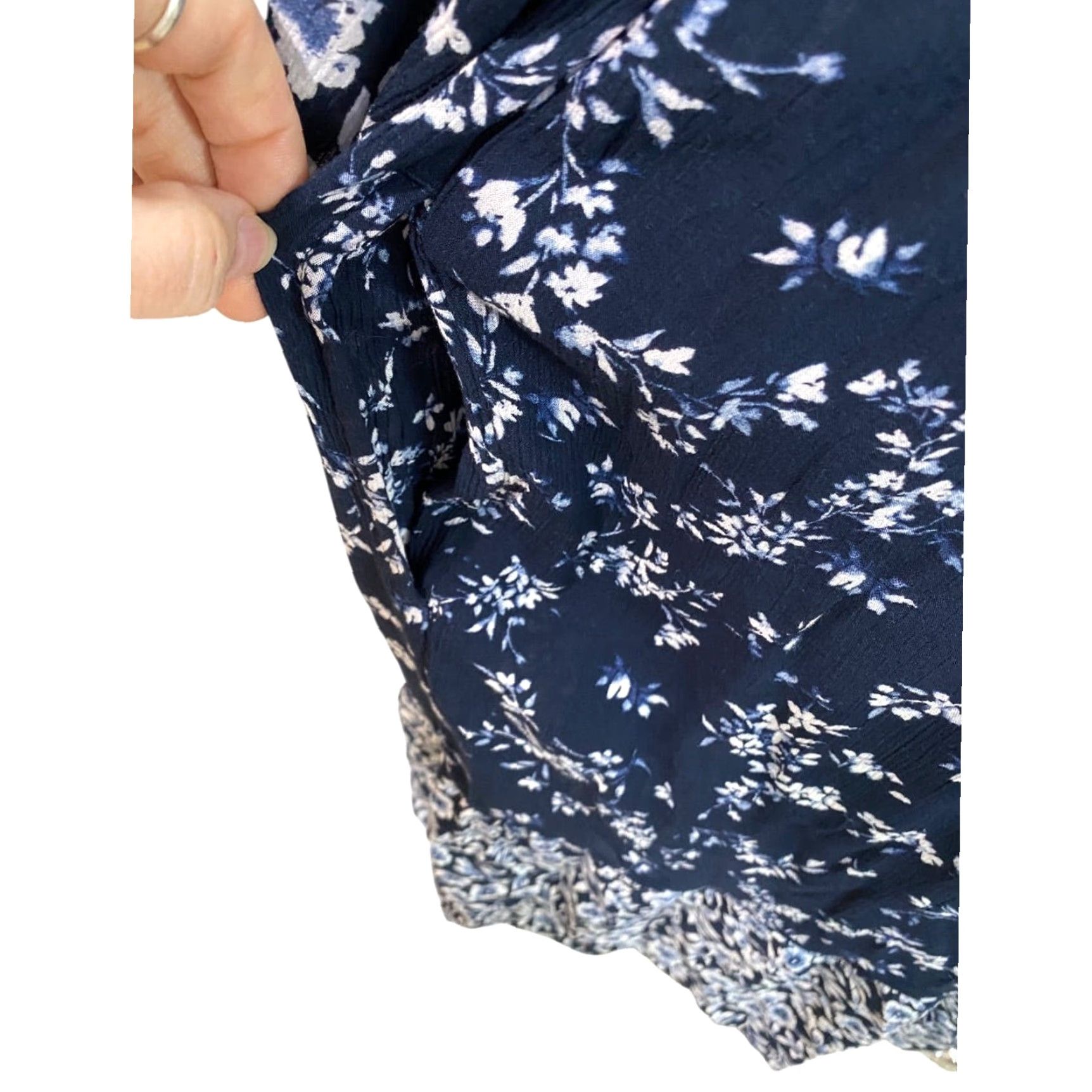 J. Jill J.Jill Mixed Floral Dress Pullover Boho Flowy Pockets Medium Size M / US 6-8 / IT 42-44 - 6 Thumbnail
