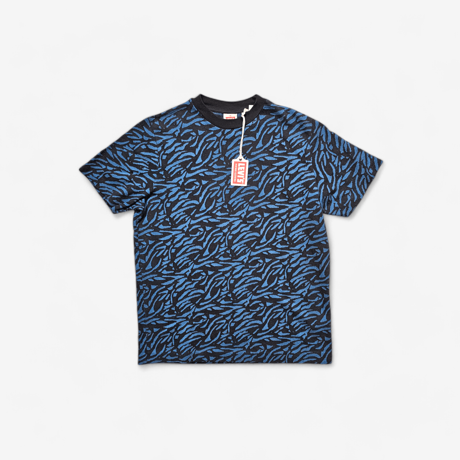 Levi's Vintage Clothing NWT Levi's Vintage Clothing 1960s Jacquard Tee Blue M FW22 Size US M / EU 48-50 / 2 - 1 Thumbnail