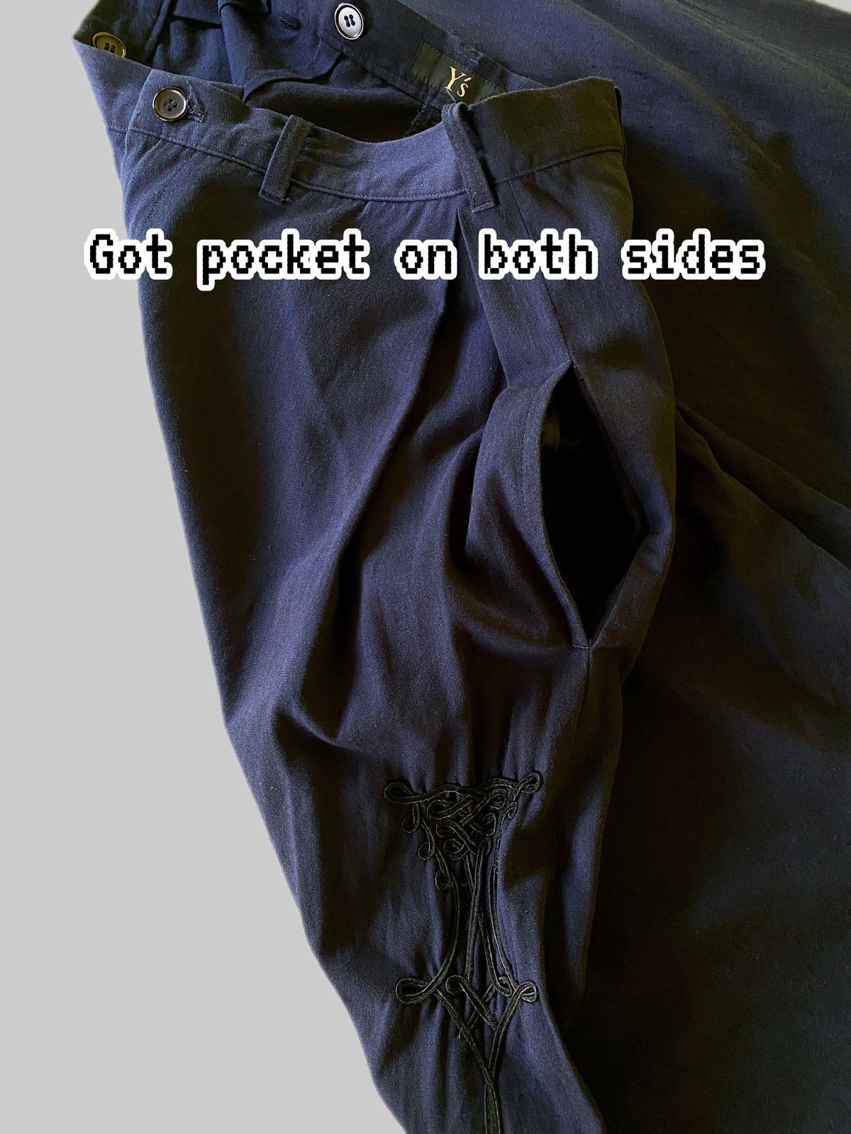 Yohji Yamamoto Y’s Yohji Yamamoto Embroidered Wide Pants Size US 30 / EU 46 - 8 Thumbnail