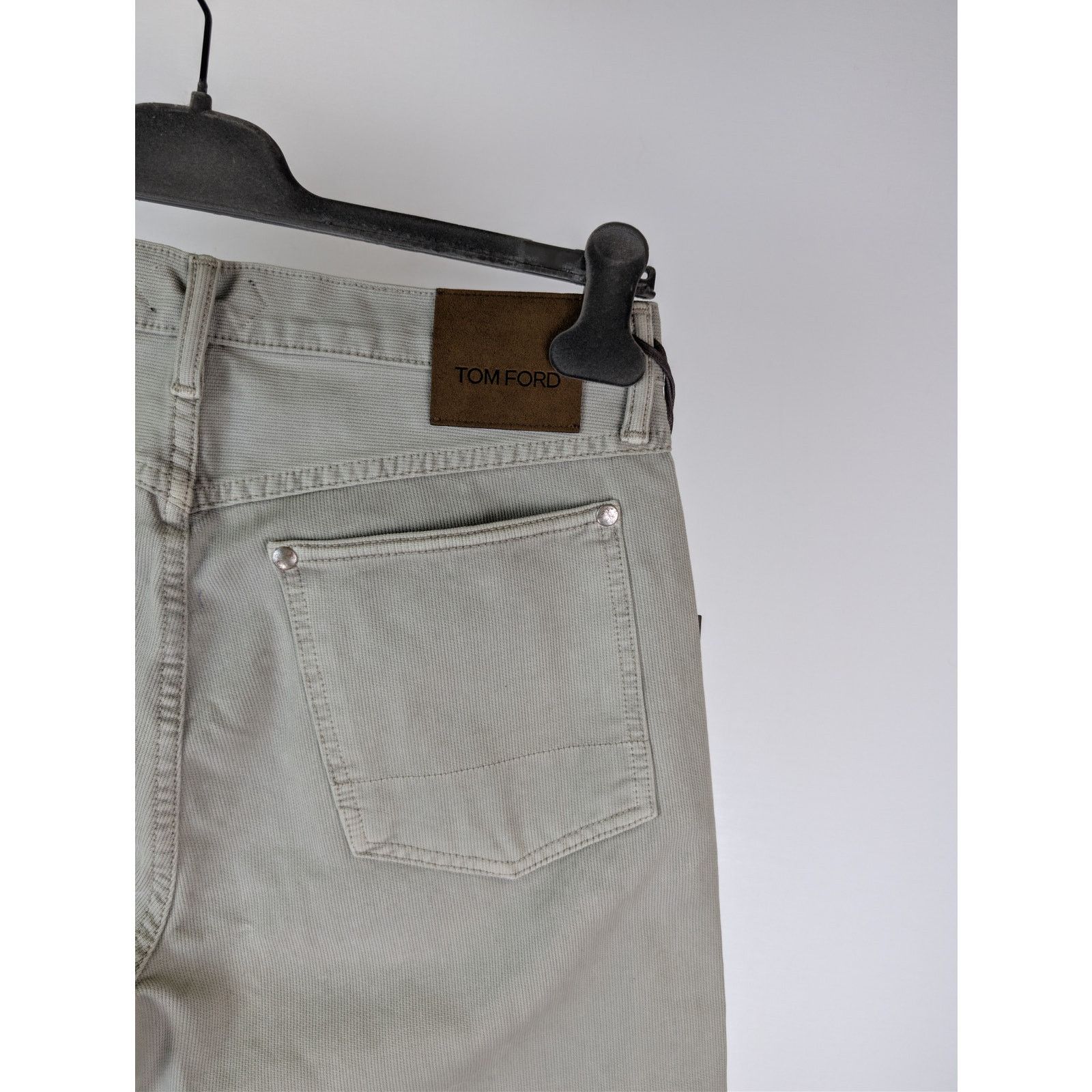 Tom Ford o1rshd1 Tapered Fit Denim Jeans in Grey 33 Size US 33 - 13 Thumbnail