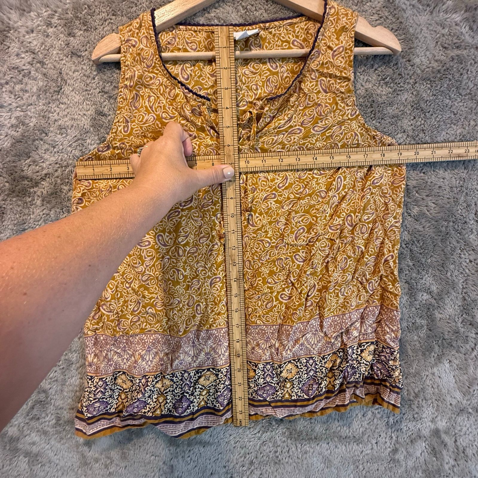 Other J Jill Tank Top Paisley Sleeveless Blouse Tencel S Size S / US 4 / IT 40 - 8 Thumbnail