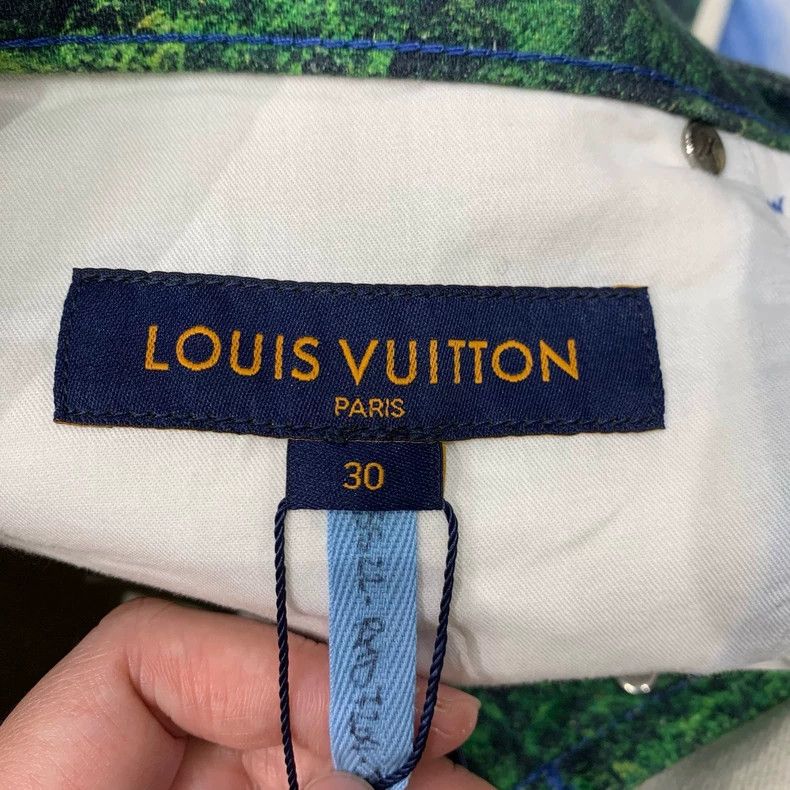 Louis Vuitton LOUIS VUITTON 22 SS Show Snow Mountain Landscape Pattern Je Size US 30 / EU 46 - 6 Thumbnail