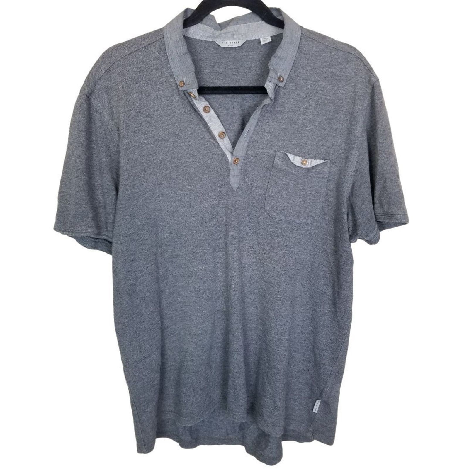 Ted Baker Ted Baker Mens Polo Shirt Size L/XL Business Casual Designer Size US L / EU 52-54 / 3 - 1 Thumbnail