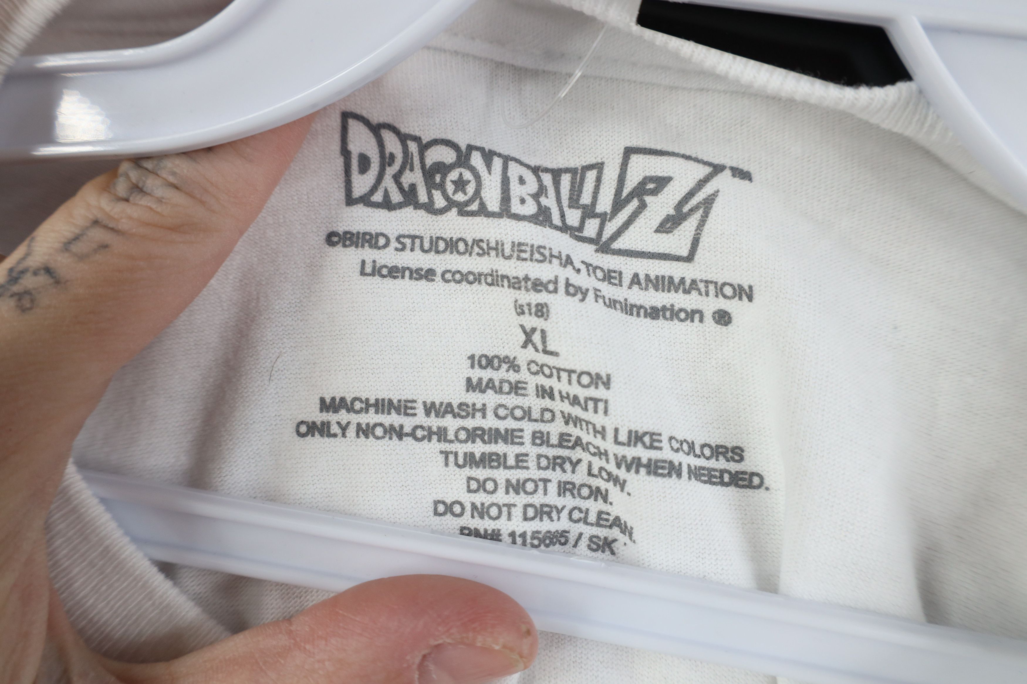 Vintage Deadstock Vintage Y2K Dragon Ball Z Spell Out Anime T-Shirt Size US XL / EU 56 / 4 - 5 Thumbnail
