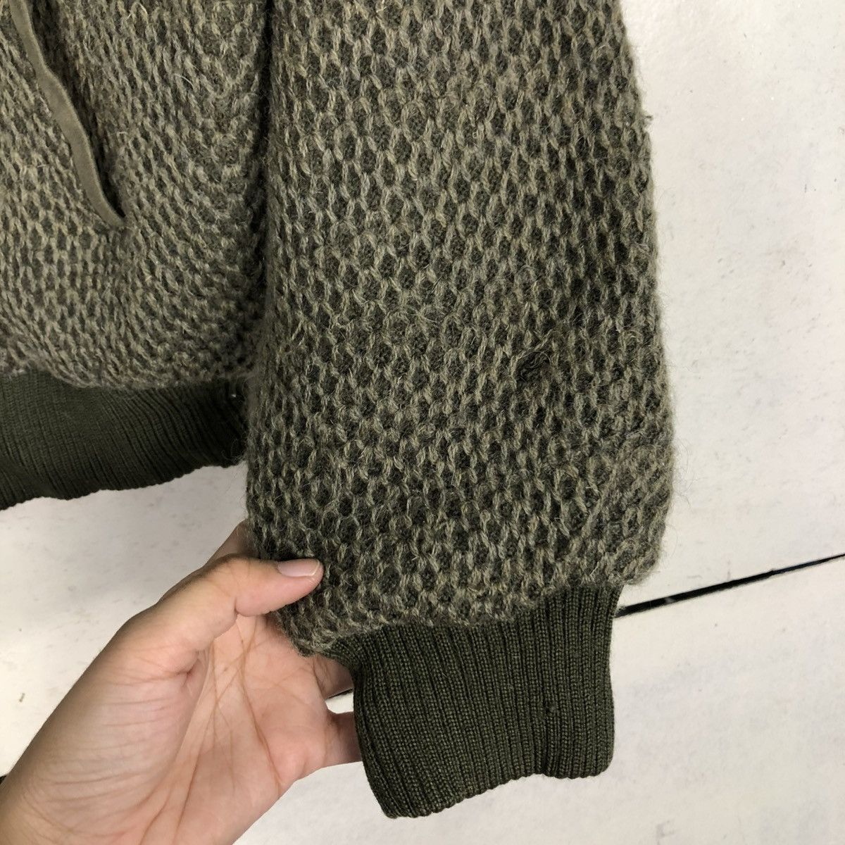 Japanese Brand 🔥DISTRESSED BIKER BOMBER JACKET KINGS WELL ISSEY MIYAKE Size US L / EU 52-54 / 3 - 17 Thumbnail