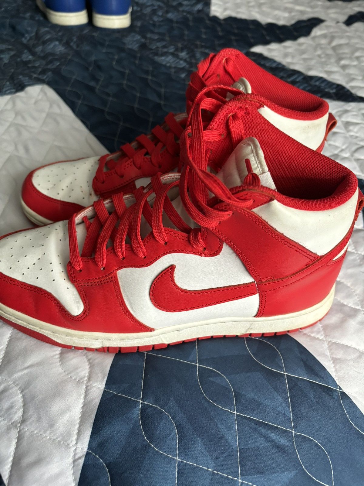 Nike Nike Dunk High University Red Size US 10 / EU 43 - 5 Thumbnail