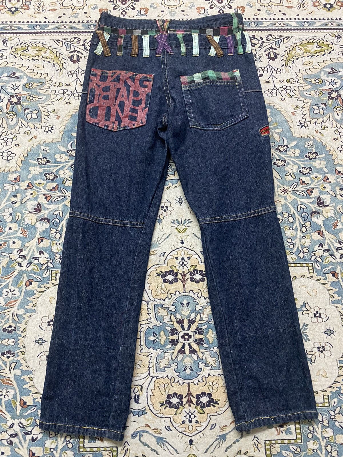 Vintage 🔥 Double Waist Jeans X Cornflake Size US 32 / EU 48 - 1 Thumbnail