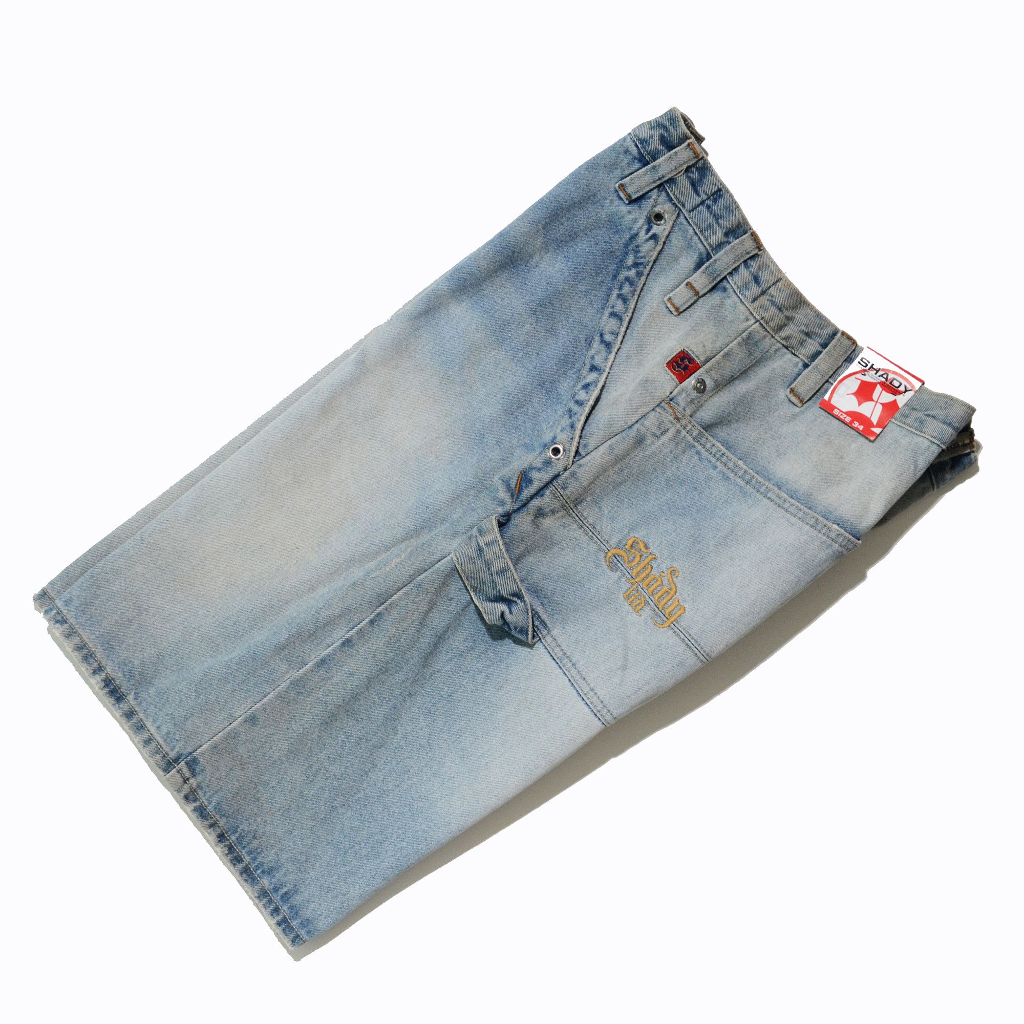 Shady Ltd Shady.Ltd Jorts Y2K Eminem Hip Hop Streetwear Light Denim Size US 34 / EU 50 - 3 Thumbnail