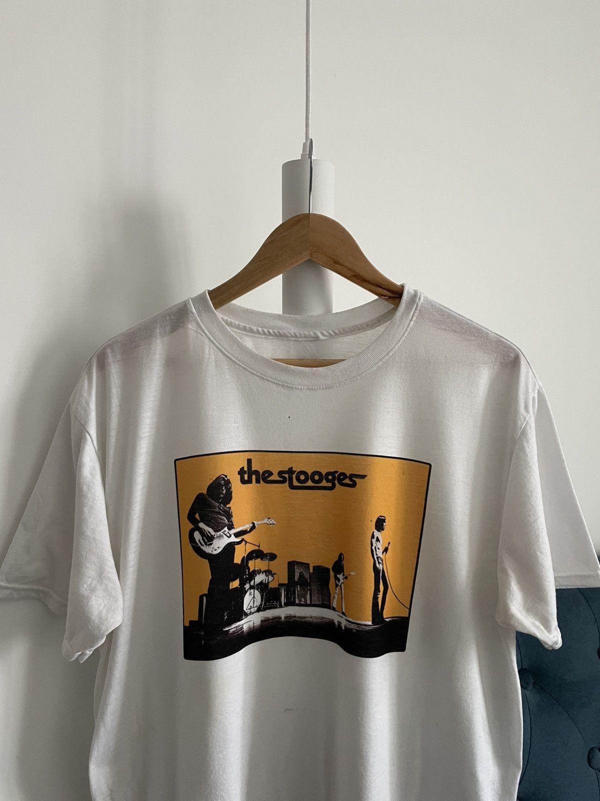 Band Tees 💥RARE💥 Vintage The Stooges 80’s "Gimme Danger" Band Tees Size US L / EU 52-54 / 3 - 3 Thumbnail