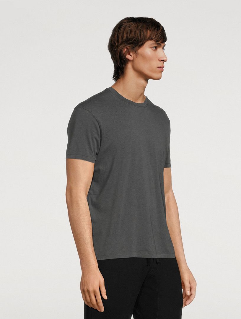 Tom Ford o1y0425 Crewneck T-Shirt in Dark Grey Size US M / EU 48-50 / 2 - 3 Thumbnail