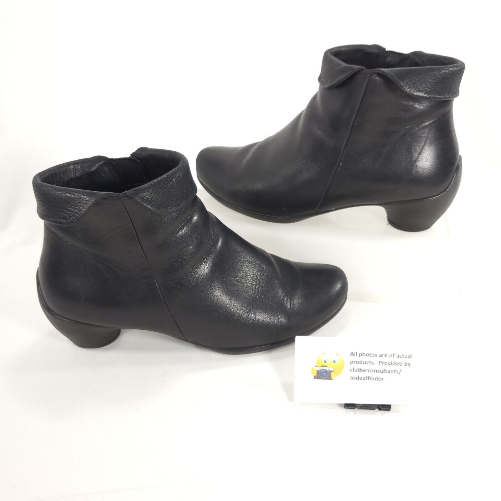 Ecco Ecco side Zip Ankle Boot Womens Size 6.5 P245693334851 Black Size US 6.5 / IT 36.5 - 5 Thumbnail
